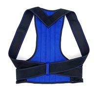 CHCWR Posture Corrector Back Posture Brace Clavicle Support Stop Slouching and Hunching Adjustable Back Trainer Unisex(Blue,X-Large)