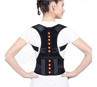 CHCWR Posture Corrector Shoulder Bandage Corset for The Back Orthopedic Posture Correction Lower Back Support Belt for Men Women (Color : White, Size : X-Large)