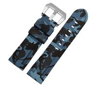 CHCWR Silicone watchband For PAM111 386 441 series wristband straps 20mm 22mm 24mm 26mm Waterproof sports camouflage bracelet