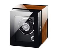 CHCWR Single Automatic Watch Winder Watch Winder Box Quite Motor Soft Flexible Watch Pillow AC Adapter and Battery Powered