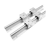 CHCWR Sliding rail linear bearing slider block 300-1000mm SBR20 Linear Guide Rail Fully Support Rail + 4pcs SBR20UU Linear Beare Block(1000mm)