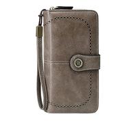 CHCWR Small Body Bag For Women Women'S Laptop Backpack Women's RFID Antimagnetic Wallet European And American Wax Leather Wallet Large Capacity Handbag Man Bags For Men Body Laptop Tote Bags For