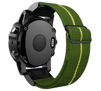 CHCWR Smart Watch Nylon Elastic Loop Straps For Fenix 7 7X 5XPlus 6XPro/MK2i 3HR Replacement WatchBands Wristband Bracelet 26mm