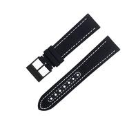 CHCWR Soft Nylon Watchband 22mm For Strap Avenger Navitimer Chronomat Superocean 44mm Dial Watch Band Black Blue Green