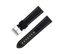 CHCWR Soft Nylon Watchband 22mm For Strap Avenger Navitimer Chronomat Superocean 44mm Dial Watch Band Black Blue Green