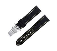 CHCWR Soft Nylon Watchband 22mm For Strap Avenger Navitimer Chronomat Superocean 44mm Dial Watch Band Black Blue Green