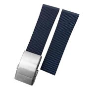 CHCWR Soft Rubber Strap for Avenger Navitimer 20mm 22mm 24mm Silicone Watchband Black Blue Waterproof Bracelets Watch Strap