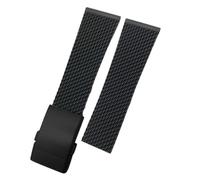 CHCWR Soft Rubber Strap for Avenger Navitimer 20mm 22mm 24mm Silicone Watchband Black Blue Waterproof Bracelets Watch Strap