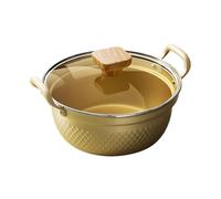 CHCWR Soup Bowls Retro Small Soup Pot Multifunctional Non-Stick Household Double Ears Cooking Stew Pot for Gas Stove Induction Cooker Cooking Pots Dinner Bowl