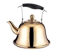 CHCWR Stainless Steel Large-Capacity Sounding Kettle 4L5L6L Induction Cooker Multi-Purpose Kettle (Color : Gold, Size : 5L) (Silver 6L)
