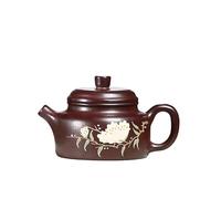CHCWR Tea Kettle Tea Pot 110ML Retro Purple Clay Teapots Handmade Pot Kettle Zisha Tea Set Drinkware Supplies Craft Tea Pots