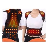 CHCWR Tourmaline Self-Heating Magnetic Therapy Waist Back Shoulder Posture Corrector Spine Lumbar Brace Back Support Belt Pain Relief