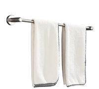 CHCWR Towel Bar Rail Drilled installation Towel Holder Hanger Stainless Steel 30cm - 120cm Anti-rust Single Rod Multi-Function for Bathroom Shower Kitchen (Size : 90cm) Present