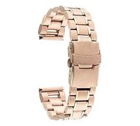 CHCWR watch strap universal stainless steel watchband 18mm 20mm 22mm 24mm replacement watch band safety buckle strap bracelet black gold silver bracelet