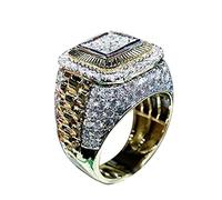 CHCWR Weddings Rings for Women, Business Men Fashion Jewelry Boyfriend Gift Ring Wedding Ring Jewelry Size 6-13 Valentine's Day Gifts for Girlfriend Wife Special Occasion