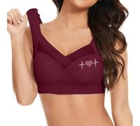 Chdirnely Bras for Women Sports Bras Non Wired Bras Plus Size Seamless Wireless Bralette Womens Underwear Comfort Bras Push Up Bra for Yoga Fitness Exercise