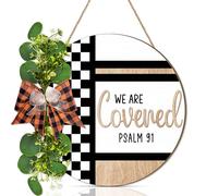 CHDITB We Are Covered Psalm Wreath Christian Gift Bibleverse Wall Art Front