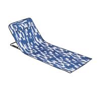 Chdnhe Beach Mat Chair Portable Sunbathing Mat | with Headrest and Backrest 160x52x38cm Foldable Beach Lounger for Women Men Youth Family Backyard Camping Garden Pool Picnic