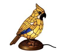 Chdnhe Bird Table Lamp, Handmade Resin Vintage Bird Night Lights Ornaments, for Kids Bedside Home Nursery Bedroom Living Room Kitchen Table Desktop Office Christmas