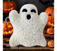 Chdnhe Halloween Ghost Plush Toy | 30cm/11.81 inch Ghost Plush Pillow | Halloween Ghosts Throw Pillow Stuffed Animals Toy for Bed Sofa Decorations