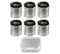 Chdnhe Magnetic Drill Bit Screw Ring,6 Piece Anti-Slip Hand Tool Attachment - Magnetic Screw Holder for Drill | for Men Beginners Workers Crafters Home Improvement Innovation