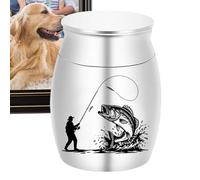 Chdnhe Pet Urns for Dogs | Memorial Keepsake Small Urns for Dog Cat Ashes | Sympathy Coffin Box for Cremation Puppy Veterinarians Funeral Cemetery Shelf Backyard Small Animals Kitten Yard