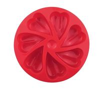 Chdnhe Silicone Cake Molds | 7-Cavity Heart Shaped Easy Release Mould - Chocolate Mold | for Cake Jelly Dessert Chocolate Candy Soap Candle Making