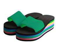 CHDWEY Slippers Women Summer Women's Shoes Platform Slippers High Heel Slippers Women(7.5 UK)
