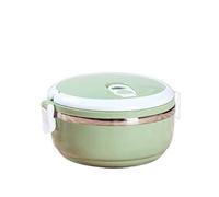 CHDWEY Thermal Lunch Box Eco-friendly Stainless Steel Sealed Lunch Box Portable Bento Box Heat Insulation Dinner Pail Food Containers Kitchen Dinnerware(Green)