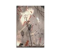 CHDYRNGU Rain's World Video Game Poster Poster Decorative Painting Canvas Wall Posters And Art Picture Print Modern Family Bedroom Decor Posters 24x36inch(60x90cm)