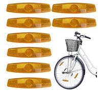 CHDZSW Bicycle Reflectors Spoke Reflectors Cat Eye Reflector Pack of 8