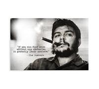 Che Guevara Celebrity Quotes Retro Decoration 10 Canvas Poster Bedroom Decor Sports Landscape Office Room Decor Gift Unframe:12x18inch(30x45cm)