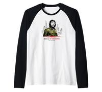 Che Guevara Cuba Rebel Signature Revolutionary Freedom Raglan Baseball Tee