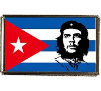 Che Guevara Cuba Silver Colour Badge With A Velveteen Bag