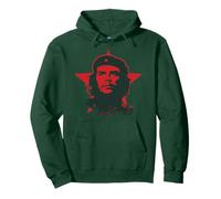 Che Guevara Hoodie El Che Revolution Rebel Military Green Pullover Hoodie