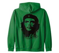 Che Guevara Hoodie Revolution Rebel Cuba Military Green Zip Hoodie