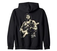 Che Guevara Playing Guitar Ernesto Cuba Cool Retro Vintage Zip Hoodie