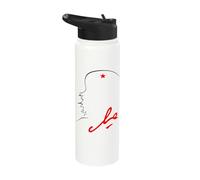 Che Guevara Rebel Signature Guerrilla Icon Revolution Stainless Steel Insulated Water Bottle