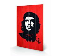 Che Guevara Wooden Wall Art, Multi-Colour, 40 x 59 cm