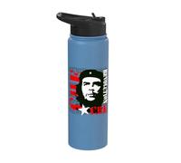 Che Guevara Shirt Cuban Guerrilla Revolution Che Stainless Steel Insulated Water Bottle