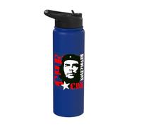 Che Guevara Shirt Cuban Guerrilla Revolution Che Stainless Steel Insulated Water Bottle