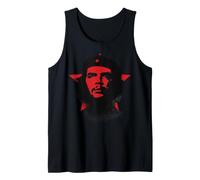 Che Guevara Shirt Star Revolution Cuba Rebel Red Tank Top