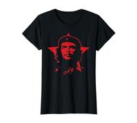 Che Guevara Star Red Revolution Rebel Value Graphic T-Shirt, Women, Black, XL