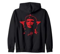 Che Guevara Star Red Revolution Rebel Zip Hoodie
