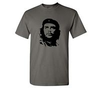 Che Guevara T Shirt - Classic Retro tee Charcoal Grey M