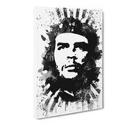 Che Guevara V4 Modern Canvas Wall Art Print Ready to Hang, Framed Picture for Living Room Bedroom Home Office Décor, 20x14 Inch (50x35 cm)