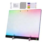 Che Si Drawing Board, 7-Colour Luminous Doodle Board, LED for Children's Writing | for Home School, Classroom, Kindergarten, Parties, Meetings Travels