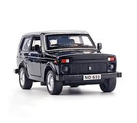 Che Zhi 1:32 Scale Lada Niva VAZ-2121 ORV 1970s Off-Road Vehicle Alloy Diecast Model ВАЗ-2121 (Black)