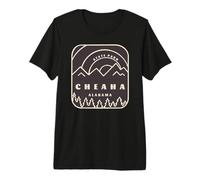 Cheaha Park Mountains Sunset and Pine Trees Premium T-Shirt