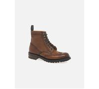 Cheaney Men's Tweed Mens Formal Lace Up Boots - Brown
